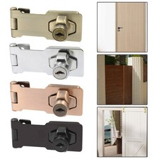 Cabinet Lock with Keys for Cabinet Drawer Door Gate Latch 10x2.4x4cm Reliable