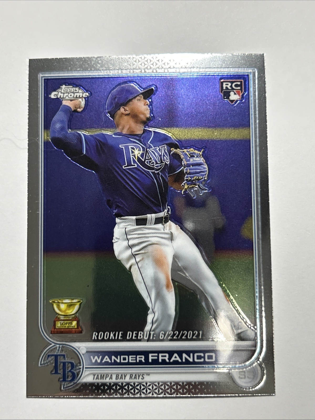 2022 Topps Chrome Update Series - Rookie Debut Wander Franco #USC200 (RC)