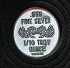 Custom Lot Of Four - 1/10 troy oz .999 Fine Silver Colorized Bar Round