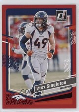 2023 Panini Donruss Press Proof Red Alex Singleton #84 12v1