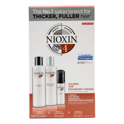 Nioxin PK3 150ml Shampoo + 150ml Conditioner + 40ml Treatment Thicker Fuller Hai