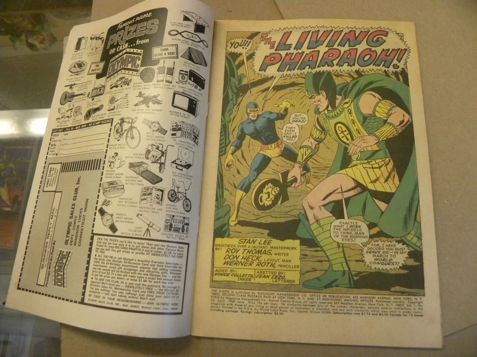 Marvel 1969 Uncanny X-MEN 55 2nd Havok ck Fine plus - Image 3 of 4