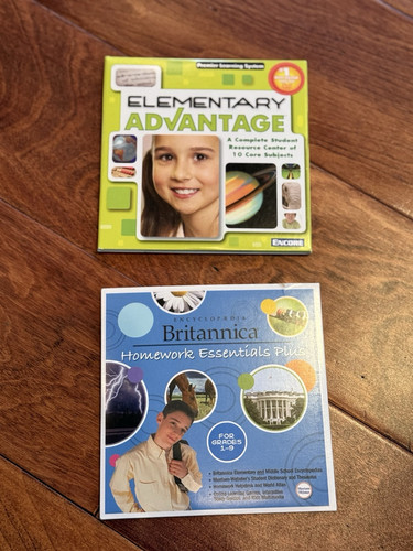 Elementary Advantage And Britannica Homework Essentials 2 CD Set - Picture 1 of 1