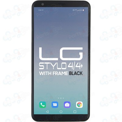 For LG Stylo 4 / Stylo 4 Plus LCD with Touch + Frame - Black Color