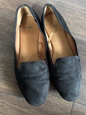 Size 6 Woman’s H&M Ballet Flats Dolly Shoes Work Cruise Casual Smart Black 