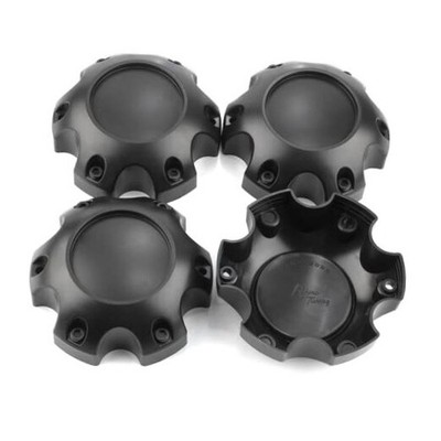 Wheel Center Caps for Ultra Motorsports 6 Lug Center Hubcaps, P/N: 89 Black