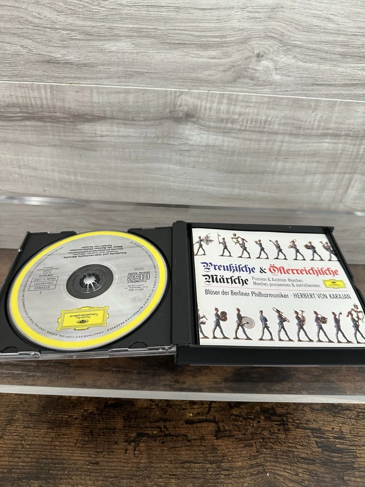 Prussian and Austrian marches Karajan Berliner Philarmoniker 2CD 1974 EUC Foto 3 de 4