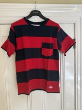 Battenwear Men’s Short Sleeve  red  Heavy pocket T Shirt small new without  tags