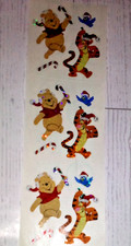 Disney Winnie the Pooh  Tigger Dancing Stickers Strip Prismatic Sandylion