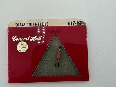 NOS Pfanstiehl Diamond 617-D7 Stylus Needle Piezo & Vaco (16, 33 & 45 rpm) NEW