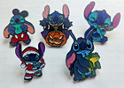 Fantasy Disney Pins Lot Stitch Character Frog Santa Scrump Mickey Vampire #A43 — photo 1