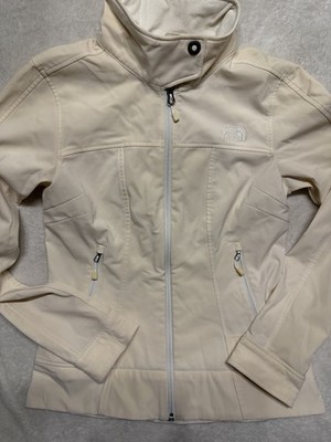 Full zip size small women s The North Face jacket. Off white