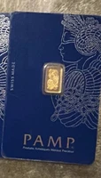 1 gram Gold Bar - PAMP Suisse Lady Fortuna- Same Day Ship ! Perfect Investment