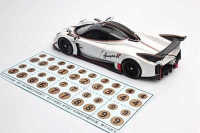 LCD MODELS LCD18012-PW 1:18 PAGANI HUAYRA R (PEARL WHITE) DIECAST
