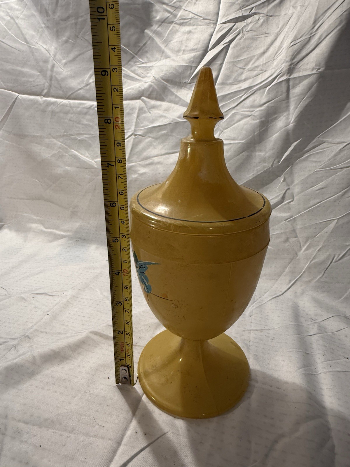 Vintage Jungle Assortment Apothecary Jar With Lid In Yellow 9
