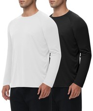 Long Sleeve Shirts for Men - Quick Dry Moisture Wicking UV UPF Sun Protection...