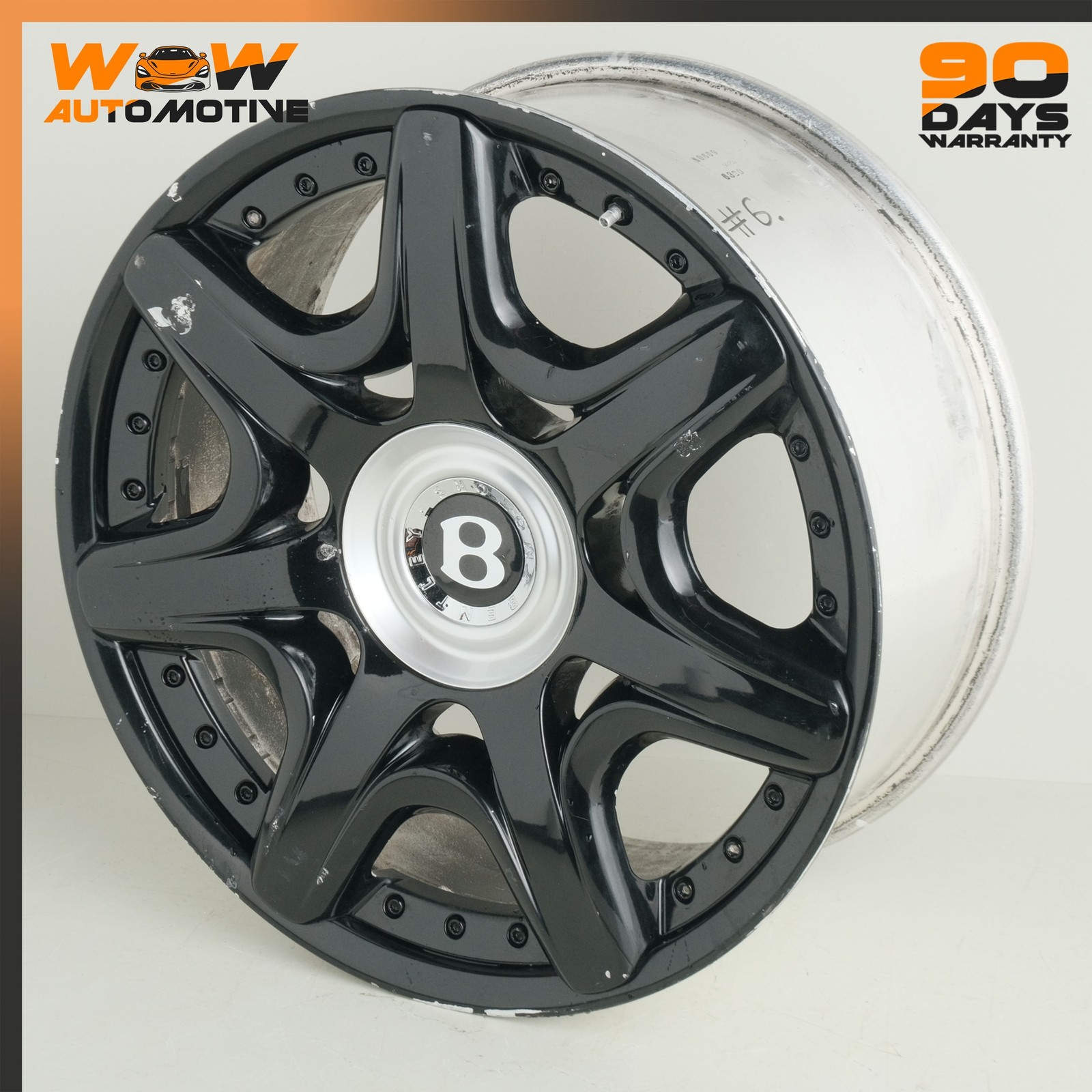 Bentley Continental GT Speed 2009-2013 Front Wheel Black