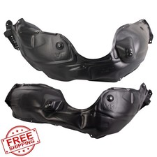 TRQ 13-18 Toyota Avalon Front Driver Passenger Inner Fender Liner Set