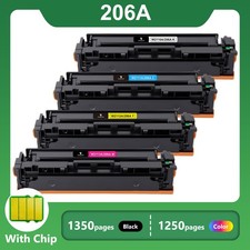 206A Toner Cartridge WITH CHIP for HP LaserJet MFP M283fdw M283cdw M282 W2110A