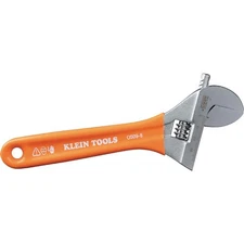 Klein Tools 8 Inch Extra Wide Jaw Adjustable Wrench with Comfortable Grip