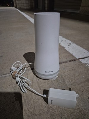 Simplisafe SSBS3 Home Security Alarm Base Station + Power Supply White