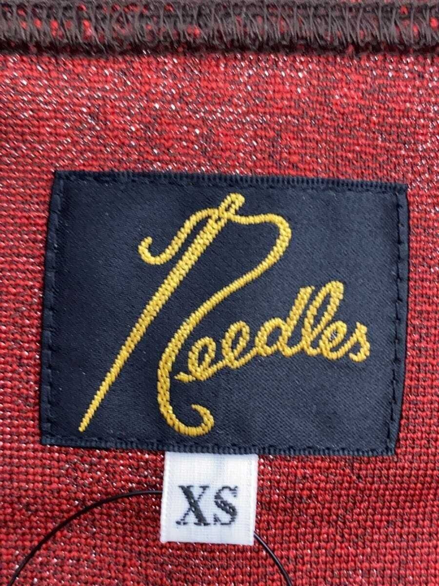 Needles XS Polyester Red Allover Pattern Jacket - image 3