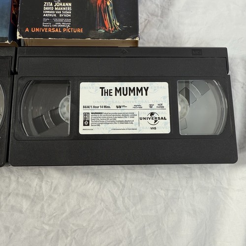 The Wolf Man/The Mummy VHS Claude Rains Boris Karloff Classic Monster Collection - Picture 5 of 9