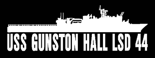 USS GUNSTON HALL LSD 44 Silhouette Decal U S Navy USN Military - Picture 2 of 4