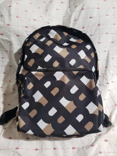 NWT Authentic Hugo Boss Monogram All Over Logo Print Nylon Backpack Unisex  | eBay