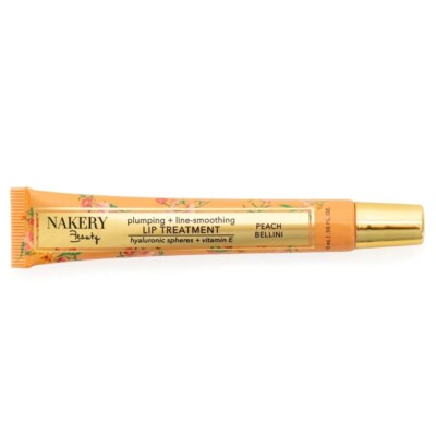 Nakery Beauty Plumping Line-Smoothing Lip Treatment Peach Bellini 0.50 oz Sealed