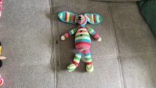 Amigurumi,Regenbogen Maus,Handmade,30cm,neu