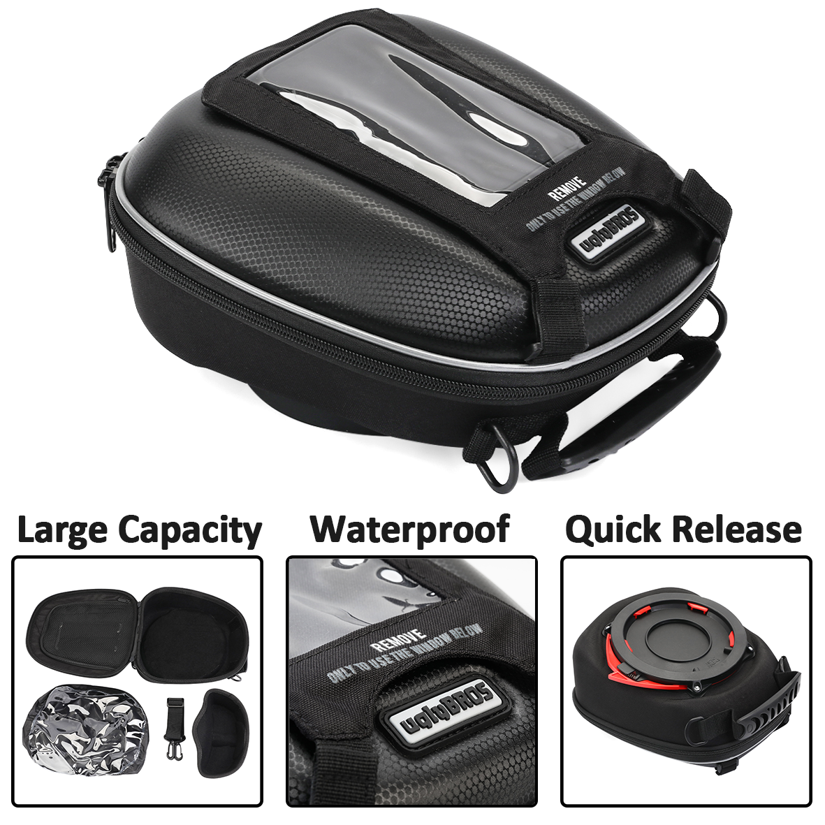 Aprilia Shiver 750 & Tuono 660 Luggage Storage Fuel Tank Bag-image