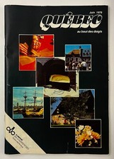 1976 Quebec Canada Tourist Recreation Guide Maps Ads Vintage Travel Booklet