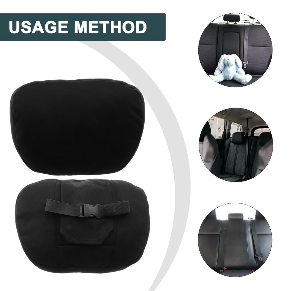 2 Piece Soft Cloth Headrest Cushions For Mercedes Benz S-Class – Comfortable Car Accessories