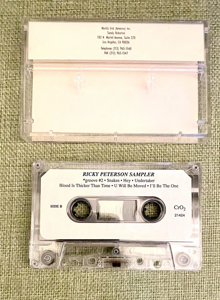 Prince / Ricky Peterson **PROMO CASSETTE** Nona Gaye - Love Sign - Imagem 2 de 4