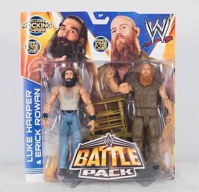 WWE Battle Pack Luke Harper & Erick Rowan Wrestling Figures! First Time In Line!