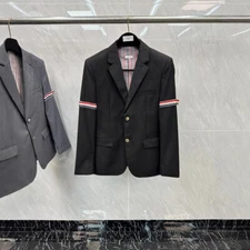 Thom Browne Men/women's Spring New Double-sleeved Same Casual Suit Jacket