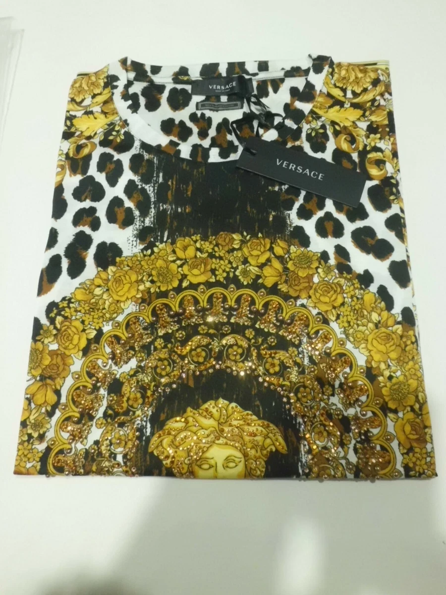 versace leopard t shirt