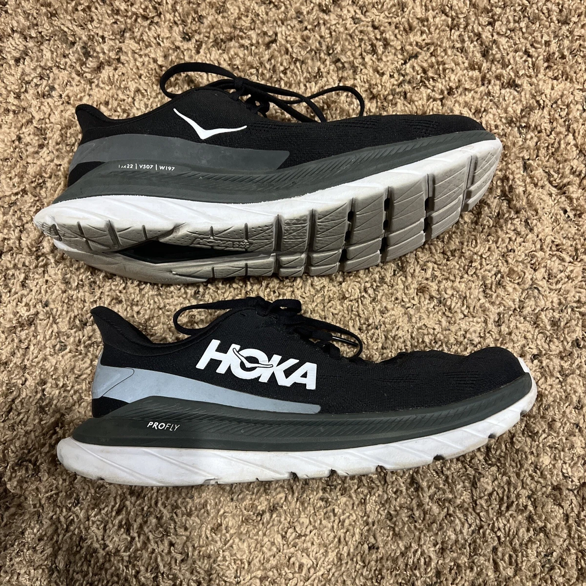 Size 11D Hoka Mach 4 Black Men’s Running Shoes blog.knak.jp