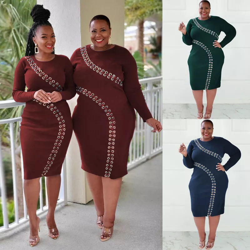 Cocktail and party top long sleeve midi dress