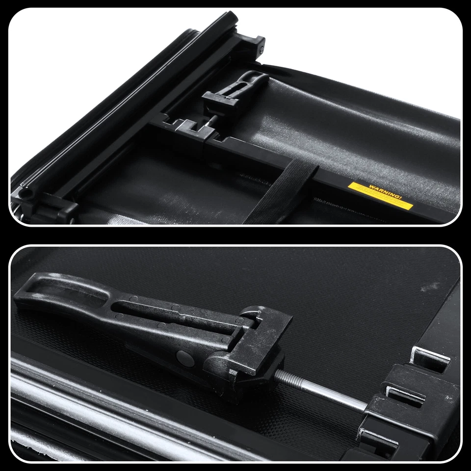 6.5FT Soft 4-Fold Tonneau Cover For 1999-2007 Chevy Silverado GMC Sierra 1500 - Image 3 of 4