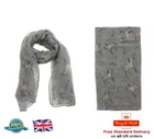 Grey Unicorn Scarf for Women - Stylish Hijab Bandana | Fancy Dress Wrap
