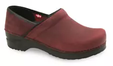 Sanita Pro Smooth Oil Burgundy Professional Clog Women's EU sizes 35-42/NEW!!