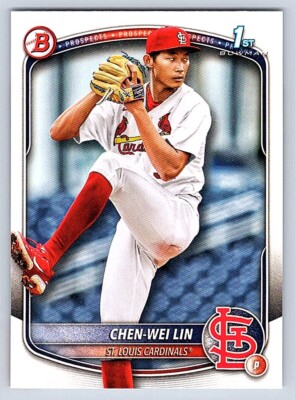 CHEN-WEI LIN CARDINALS RC 1st card 2025 BOWMAN PROSPECTS #BP-141 