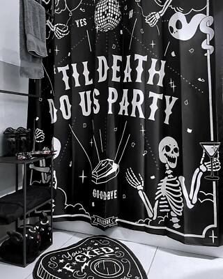 Halloween Duschvorhang Mit Geistern – Gruselig & Witzig, 180x180 Cm