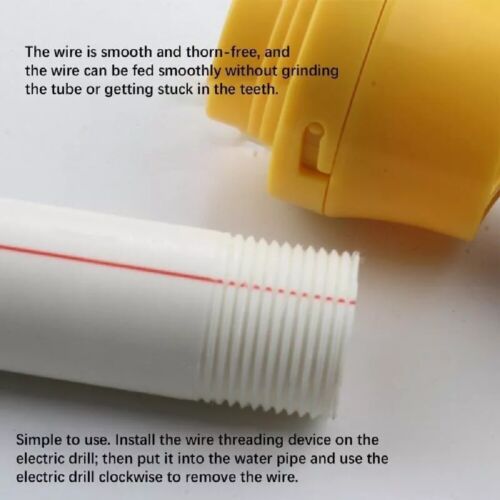 Trapano Elettrico Compatibile PVC Kit Filettatubi con Varie Misure di Dieta -Set 7PZ - Foto 9 di 15
