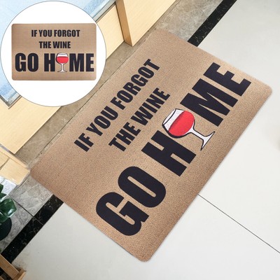 Weihnachts-Fußmatte Lebkuchenmann – 50x80 Cm, Maschinenwaschbar, Rutschfeste Rückseite, Hellbraun
