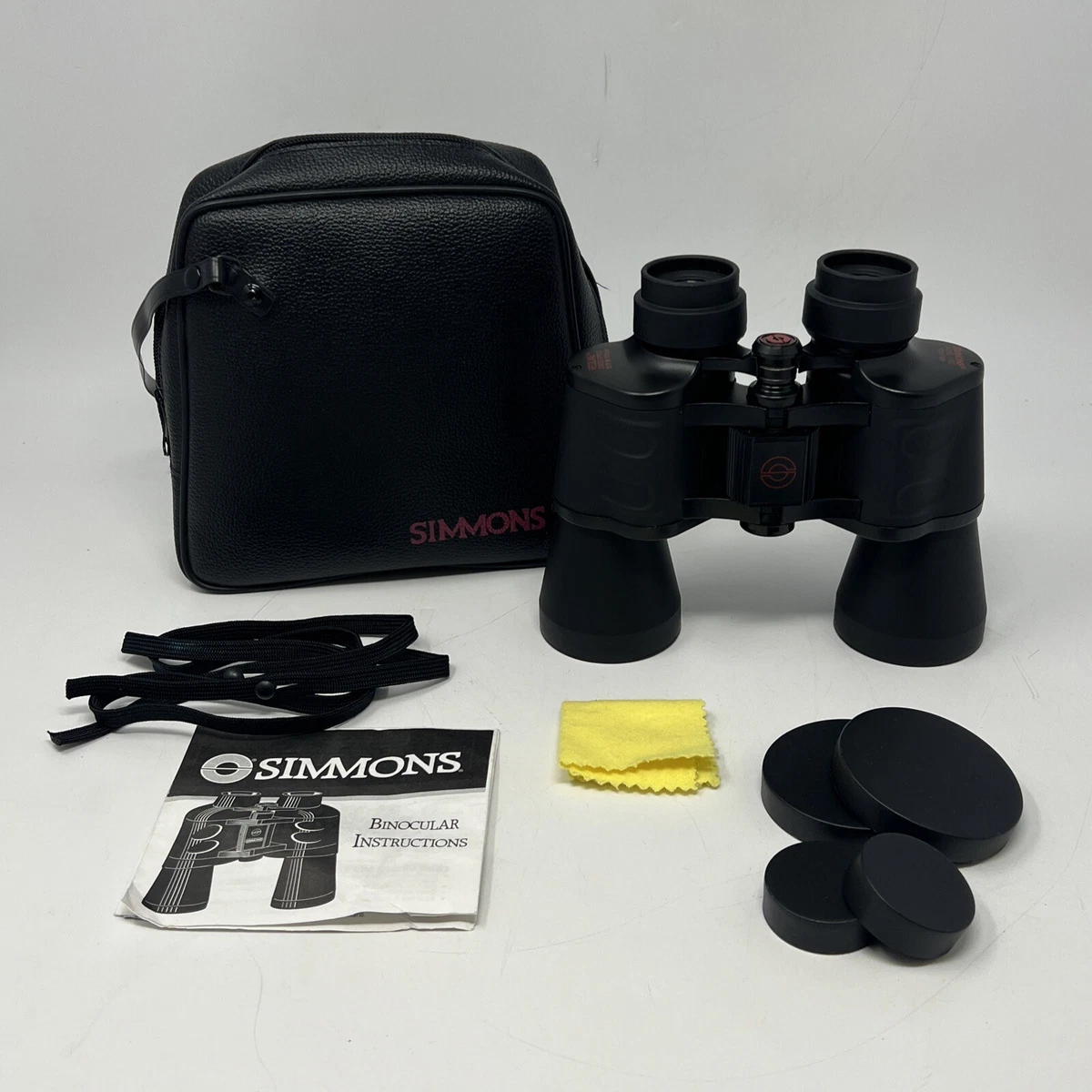 Simmons Rare Redline Binoculars Model 1302 10X50 WA With Case Eye Covers