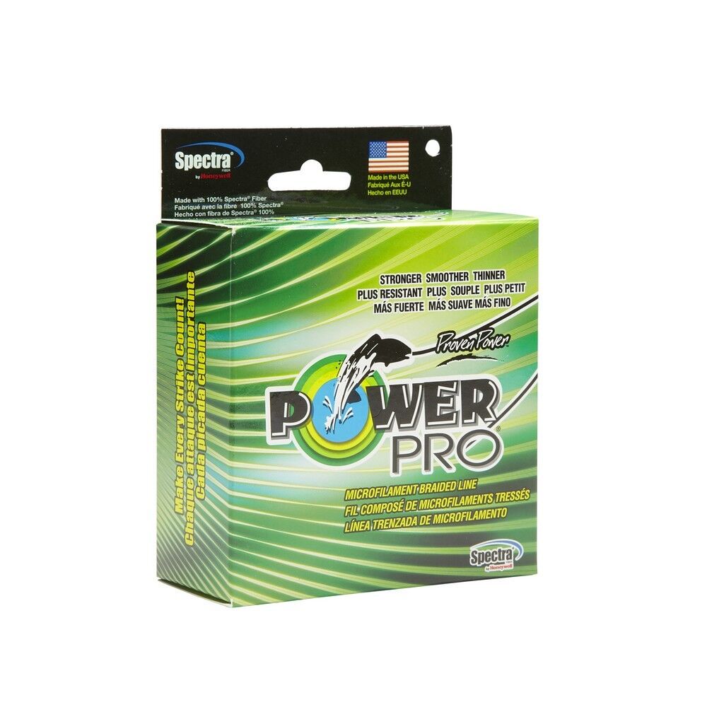 Power Pro Spectra Braided Fishing Line 20 LB Test 1500 Yards White 20lb for  sale online