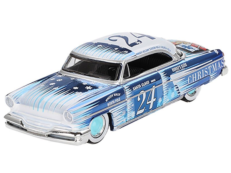 Mini GT 1954 Lincoln Capri Chirstmas Hot Rod 2024 W/Ornament